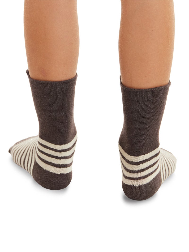 Denokids Bear&Raccoon Boy Cotton Rich Socks Set - Image 2